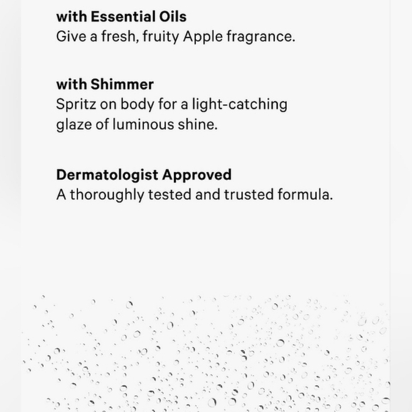 PINK Victoria's Secret Pink Apple Fragrance Body Shimmer Me! Glitter Mist NEW - Picture 3 of 3